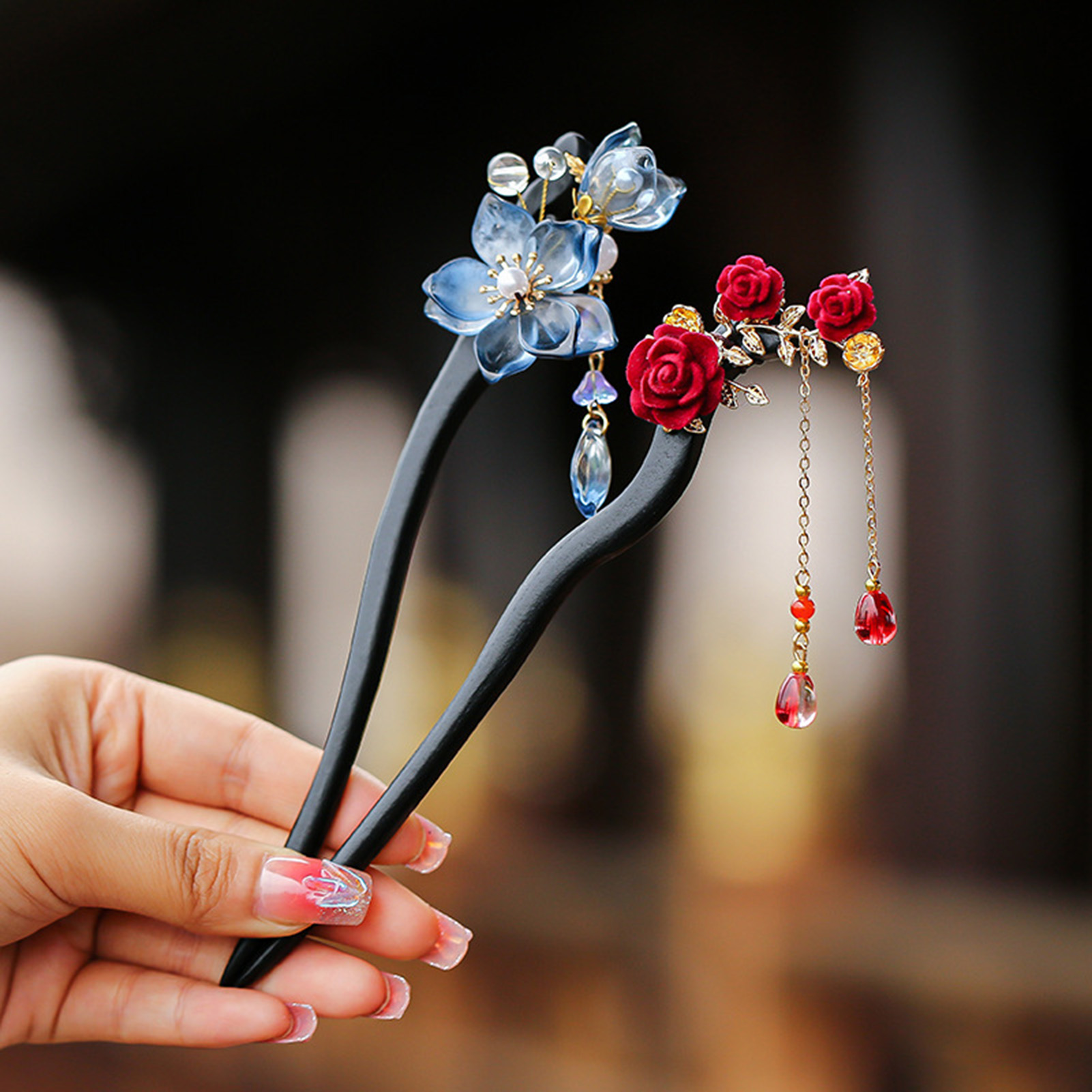 Hanbok Hair Pin - Grampo de Cabelo Estilo Chinês com