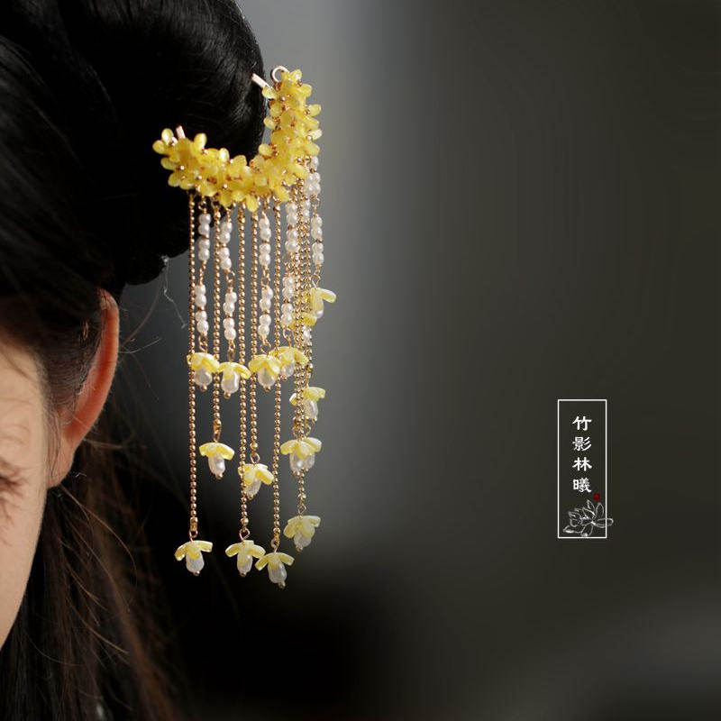 Grampo de Cabelo Osmanthus Est - Hanbok Hair Pin avaliação e preço