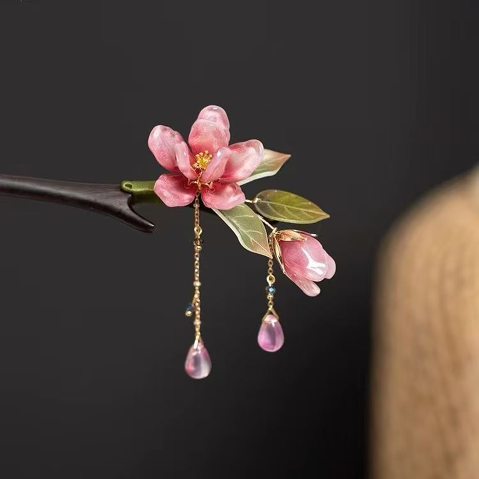 Grampo de Cabelo Floral Estilo - Hanbok Hair Pin avaliação e preço