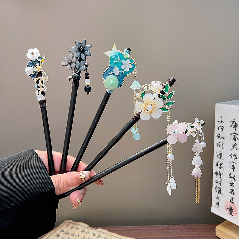 Pau de Cabelo Clássico com Bor - Hanbok Hair Pin avaliação e preço