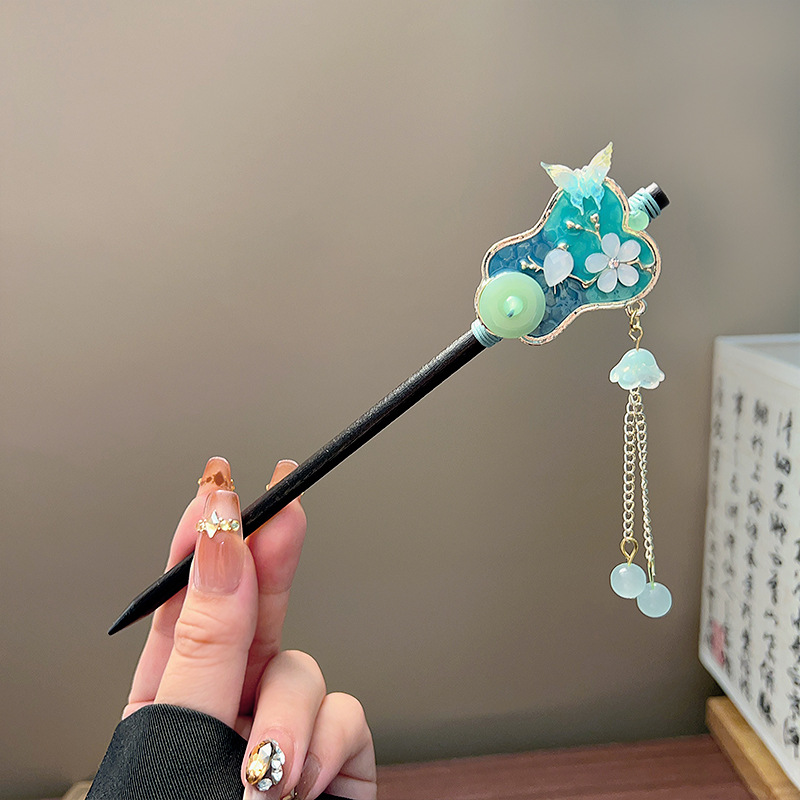 Pau de Cabelo Clássico com Bor - Hanbok Hair Pin avaliação e preço