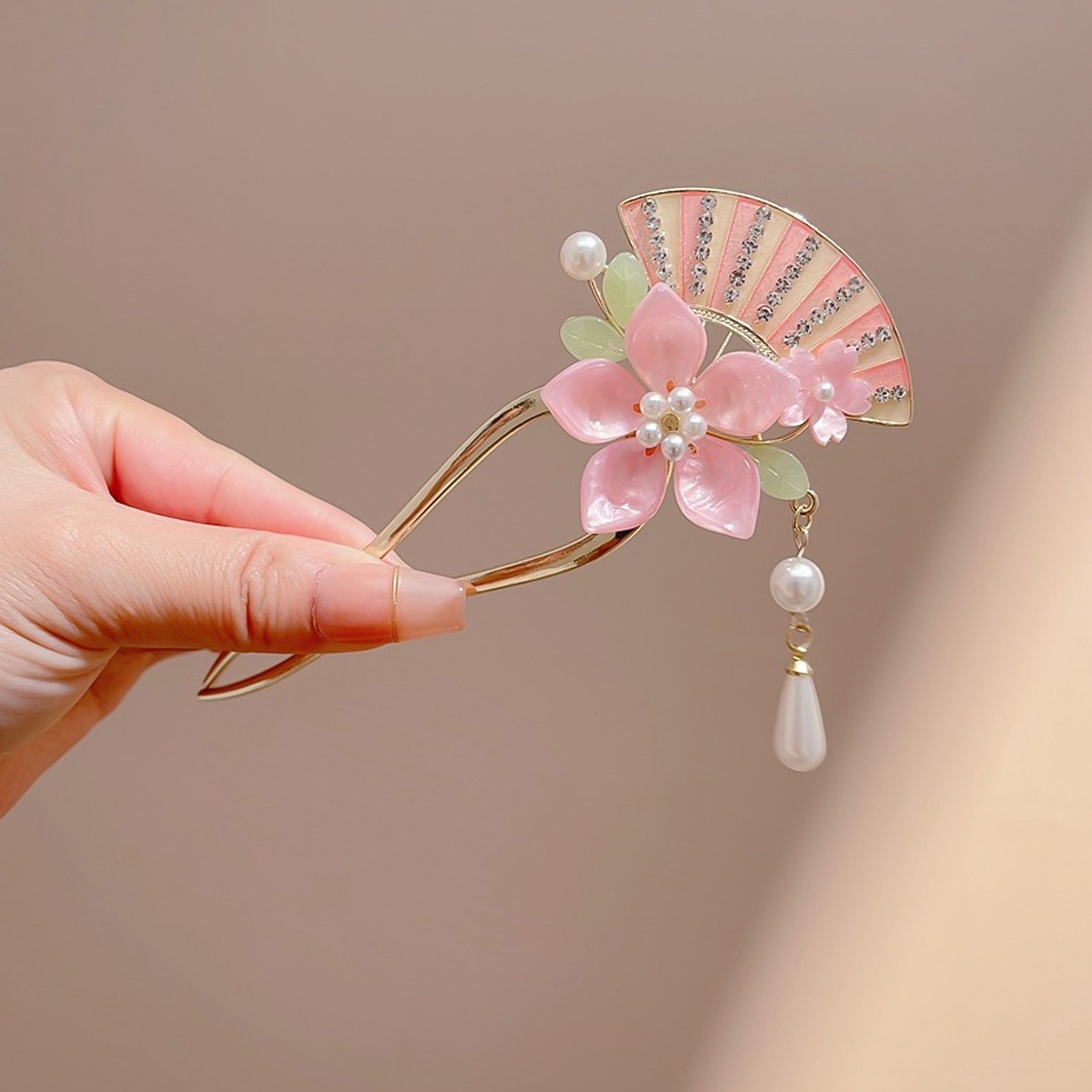Elegante rosa flor pino de cab - Hanbok Hair Pin avaliação e preço